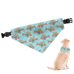 Mosaic Fish Dog Bandana - Small