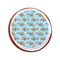 Mosaic Fish Printed Icing Circle - Small - On Cookie