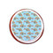 Mosaic Fish Printed Icing Circle - XSmall - On Cookie