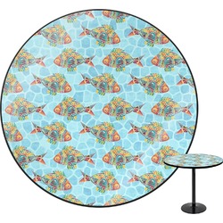 Mosaic Fish Round Table - 30"