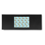 Mosaic Fish Rubber Bar Mat