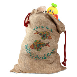 Mosaic Fish Santa Sack