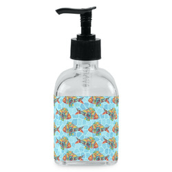 Mosaic Fish Glass Soap & Lotion Bottle - Single Bottle