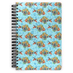 Mosaic Fish Spiral Notebook - 7x10