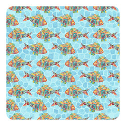 Mosaic Fish Square Decal - Medium