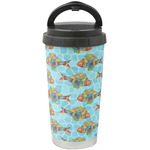 Mosaic Fish Stainless Steel Coffee Tumbler