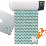 Mosaic Fish Sticker Vinyl Sheet (Permanent)