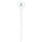 Mosaic Fish White Plastic 7" Stir Stick - Round - Single Stick