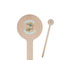 Mosaic Fish Wooden 7.5" Stir Stick - Round - Closeup