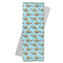 Mosaic Fish Yoga Mat Towel