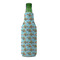 Mosaic Fish Zipper Bottle Cooler - FRONT (bottle)