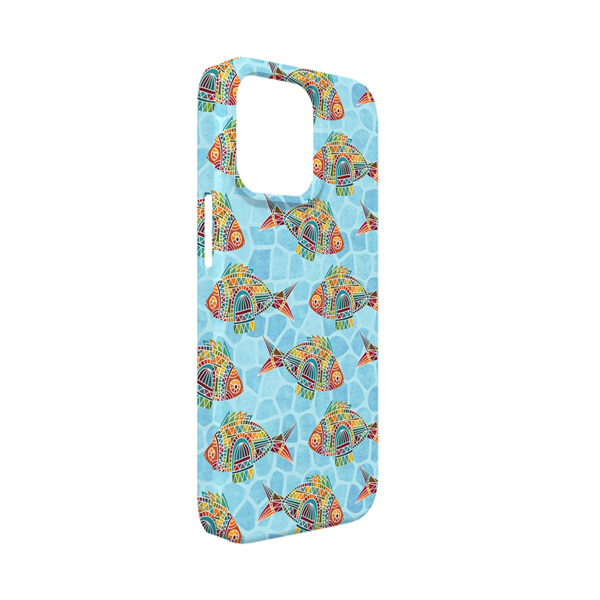 Custom Mosaic Fish iPhone Case - Plastic - iPhone 13 Mini