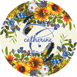 Sunflowers Multipurpose Round Labels - 1" (Personalized)