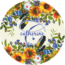 Sunflowers Multipurpose Round Labels - 1" (Personalized)