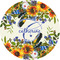 Sunflowers 1" Multipurpose Round Labels - Single Sticker