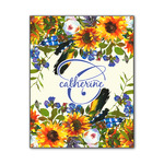 Sunflowers Wood Print - 11x14 (Personalized)