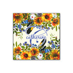 Sunflowers Wood Print - 12x12 (Personalized)