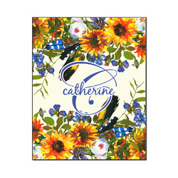 Sunflowers Wood Print - 16x20 (Personalized)