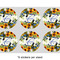 Sunflowers 3" Multipurpose Round Labels - Sheet