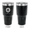 Sunflowers 30 oz Stainless Steel Ringneck Tumblers - Black - Single Sided - APPROVAL