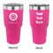 Sunflowers 30 oz Stainless Steel Ringneck Tumblers - Pink - Double Sided - APPROVAL