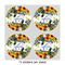 Sunflowers 4" Multipurpose Round Labels - Sheet