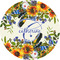 Sunflowers 5" Multipurpose Round Label - Single Sticker