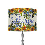 Sunflowers 8" Drum Lamp Shade - Fabric (Personalized)