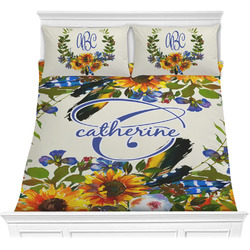 Sunflowers Comforter Set - Full / Queen (Personalized)