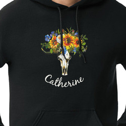 Sunflowers Hoodie - Black - 2XL (Personalized)