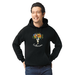 Sunflowers Hoodie - Black (Personalized)