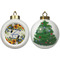 Sunflowers Ceramic Christmas Ornament - X-Mas Tree (APPROVAL)