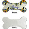 Sunflowers Ceramic Flat Ornament - Bone Front & Back Single Print (APPROVAL)