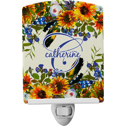 Sunflowers Ceramic Night Light (Personalized)