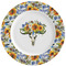 Sunflowers Ceramic Plate w/Rim