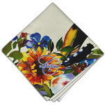 Sunflowers Cloth Dinner Napkin - Single w/ Name and Initial