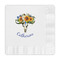 Sunflowers Embossed Decorative Napkins (Personalized)