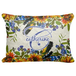 Sunflowers Decorative Baby Pillowcase - 16"x12" (Personalized)