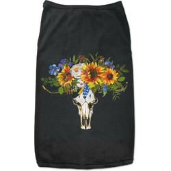 Sunflowers Black Pet Shirt - 3XL