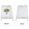 Sunflowers Drawstring Backpacks - Sweatshirt Fleece - Single Sided - APPROVAL