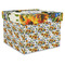 Sunflowers Gift Boxes with Lid - Canvas Wrapped - X-Large - Front/Main