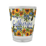 Sunflowers Glass Shot Glass - 1.5 oz - Single (Personalized)