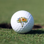 Sunflowers Golf Balls - Non-Branded - Set of 12 (Personalized)