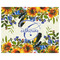 Sunflowers Indoor / Outdoor Rug - 8'x10' - Front Flat