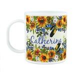 Sunflowers Plastic Kids Mug (Personalized)