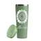 Sunflowers Light Green RTIC Everyday Tumbler - 28 oz. - Lid Off