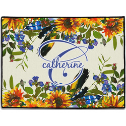 Sunflowers Door Mat - 24"x18" (Personalized)