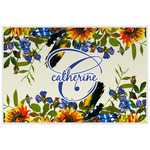 Sunflowers Laminated Placemat w/ Name and Initial