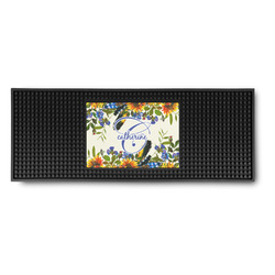 Sunflowers Rubber Bar Mat (Personalized)