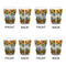 Sunflowers Shot Glass - White - Set of 4 - APPROVAL